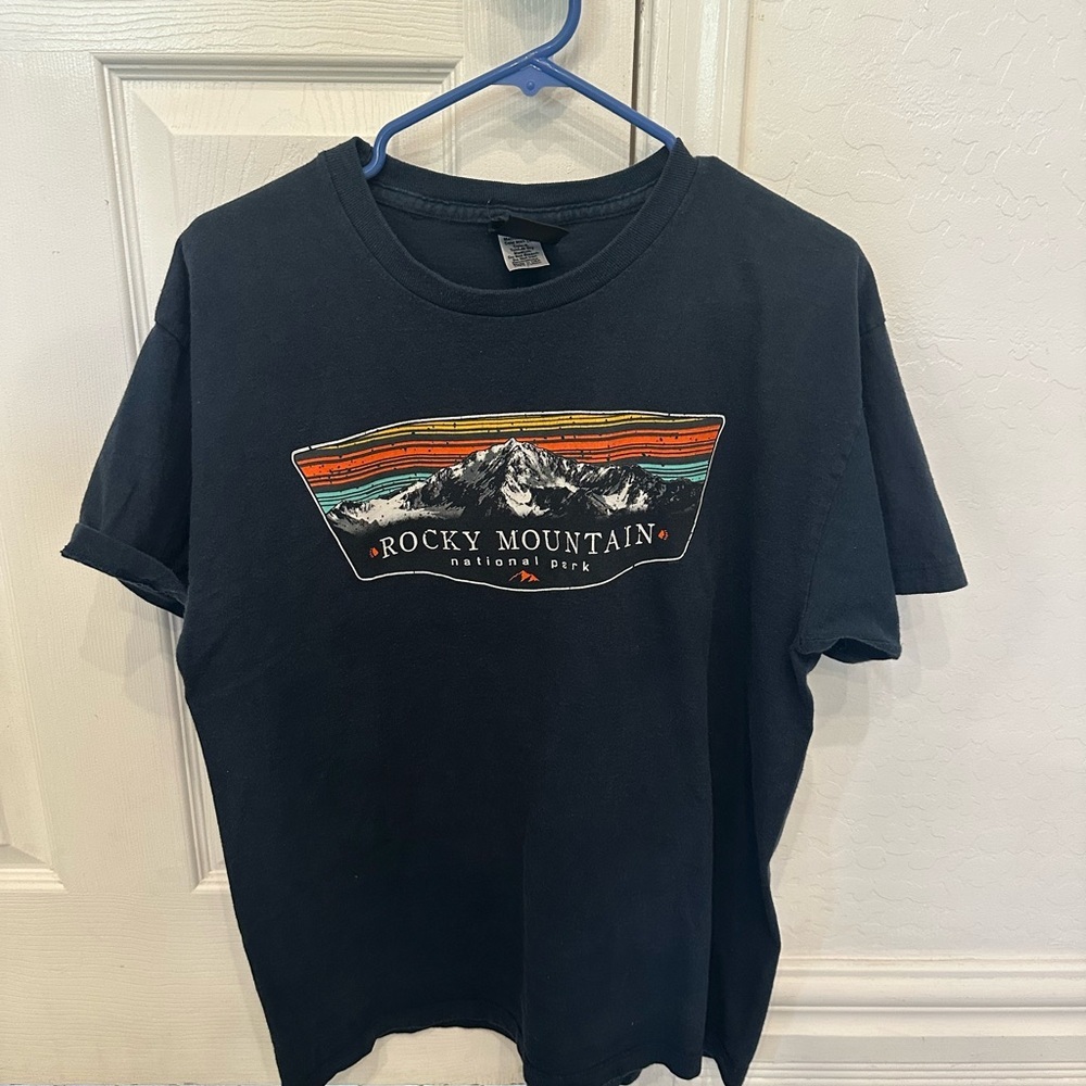 Rocky Mountain National Park Black T-Shirt